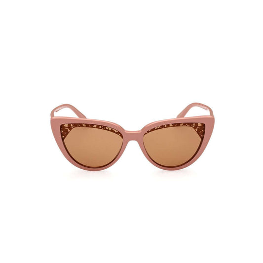 Emilio Pucci brown acetate sunglasses for women with cat-eye shape, model EP0183-5845E, size 58/17/140 mm, category 2 lens.