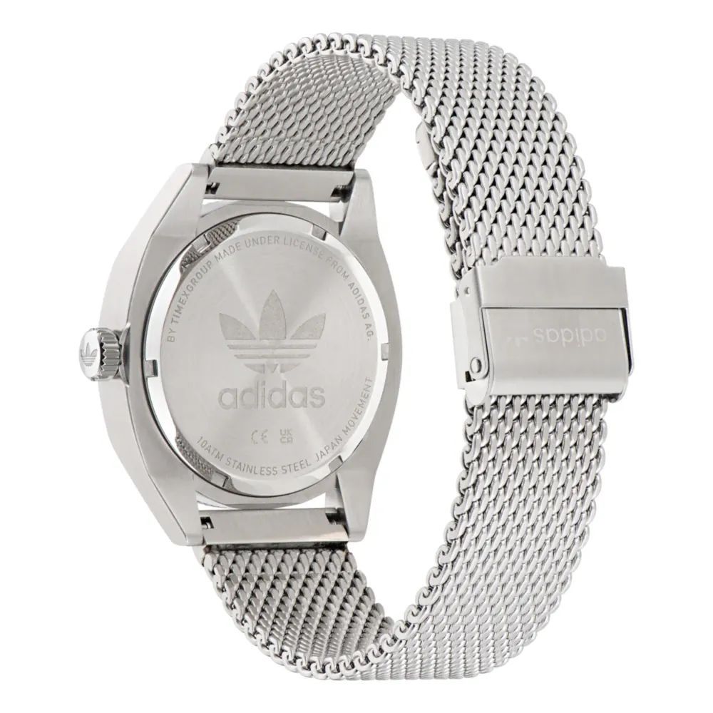 Adidas Gray Stainless Steel Dress Watch