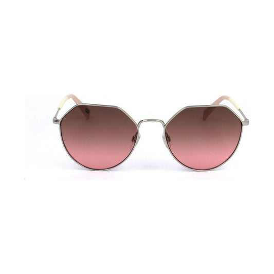 Levi's Gold Stainless Steel Sunglasses with Pink Lenses, Unisex LV-1020-S-010, Category 3, 57/19/145mm