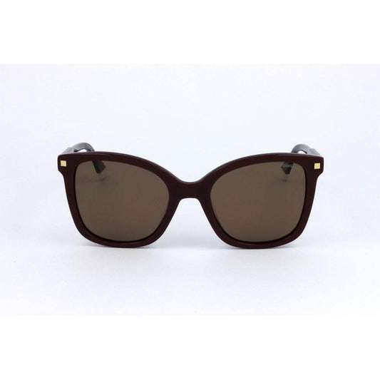 Polaroid red acetate sunglasses for women with brown category 3 lenses, model PLD4151SXLHF, size 53/20/145mm.