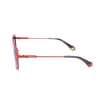 Polaroid Orange Stainless Steel Sunglasses POPLD6196SX0Z3AC