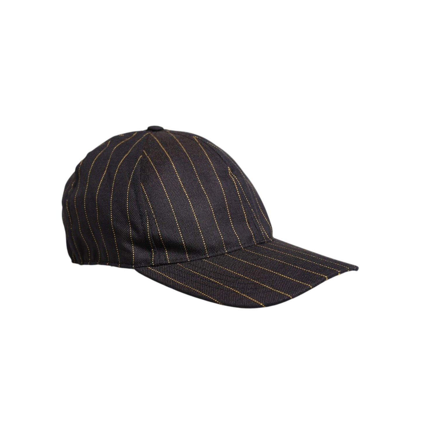 Dolce & Gabbana Brown Stripes Cotton 6 Panels Baseball Cap