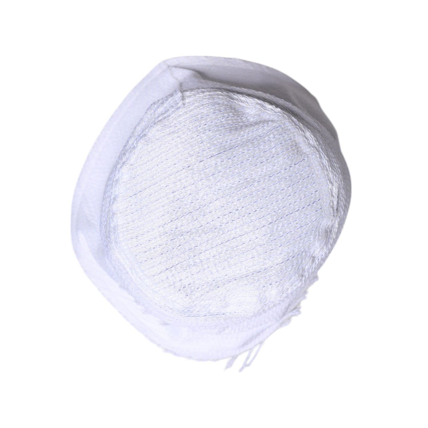 Dolce & Gabbana White Polyester Wide Brim Bucket Hat