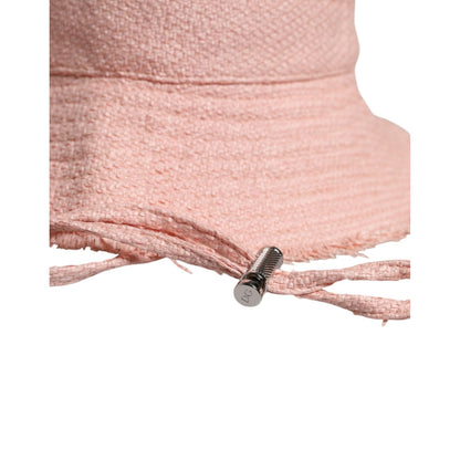 Dolce & Gabbana Pink Cotton Wide Brim Bucket Hat