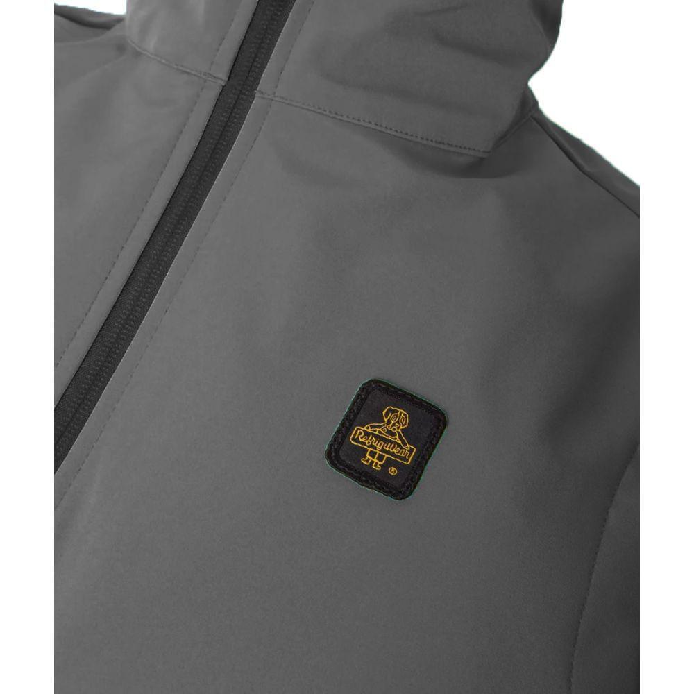 Front view with bag zipped and handles upright.