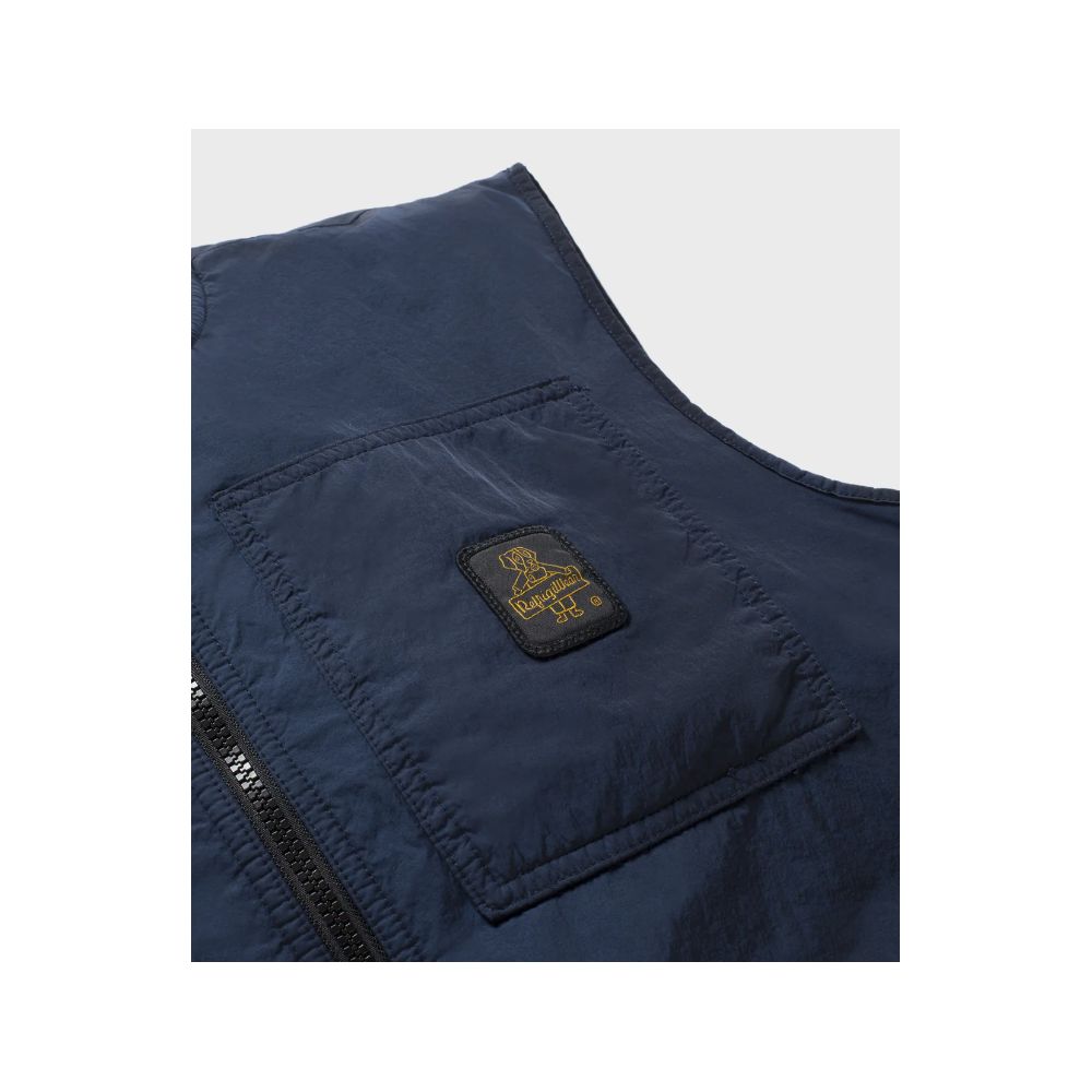 Refrigiwear Blue Polyamide Sleveless Jacket