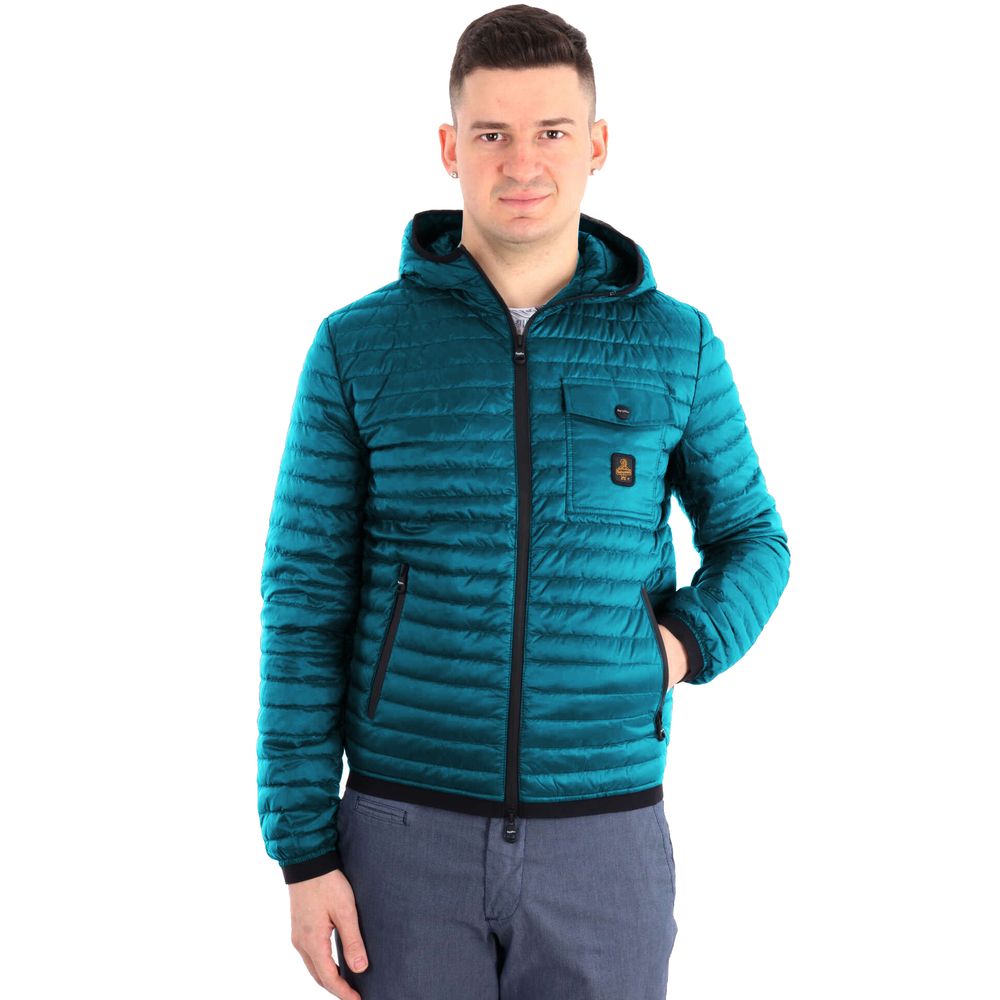 Refrigiwear Blue Nylon Men Jacket