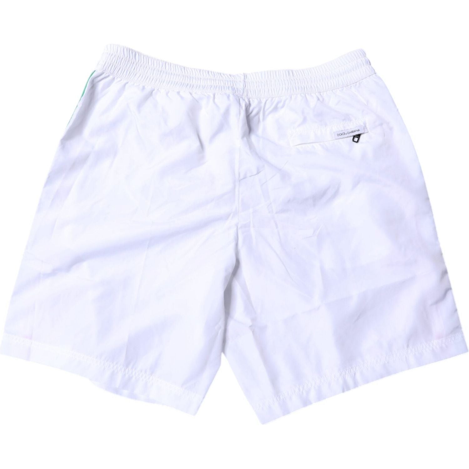 Dolce & Gabbana White Stripes Beachwear Shorts 2 Pc Swimwear