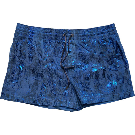 Dolce & Gabbana Blue Nylon Beachwear Swim Shorts 2Pc Swimwear BIK1916-4