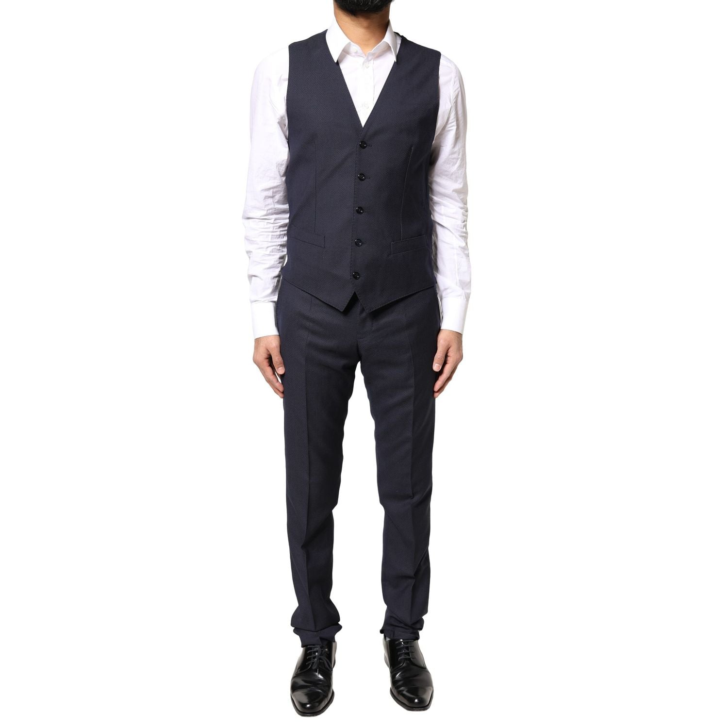 Dolce & Gabbana Black Fantasy MARTINI 3 Piece Formal Suit