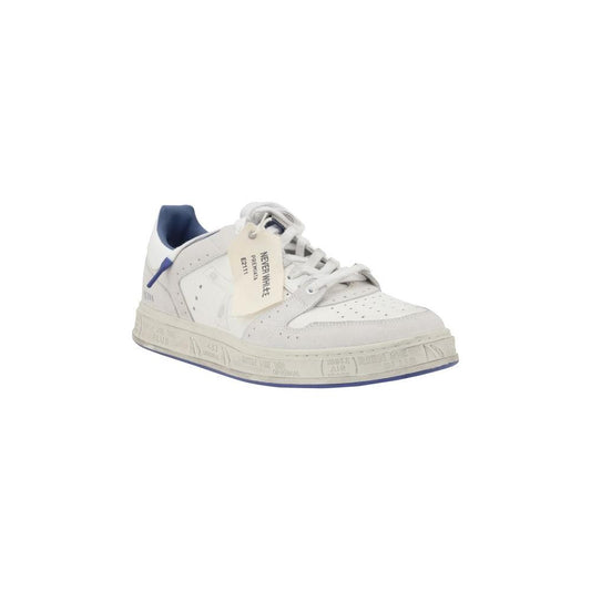 Premiata Leather Sneakers Premiata Light Gray