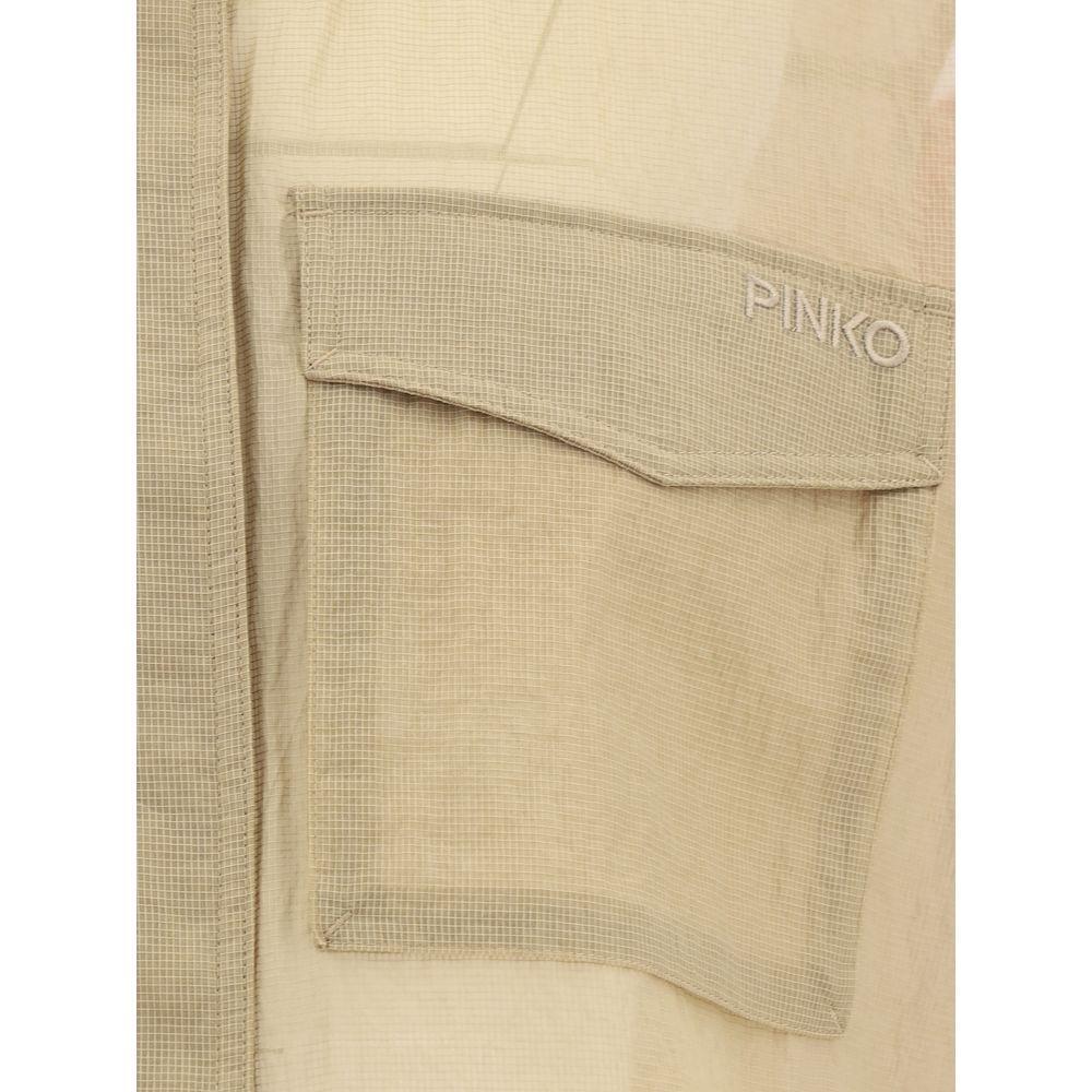 PINKO Cropped Gilet Jacket PI-104852A2EKC82-M