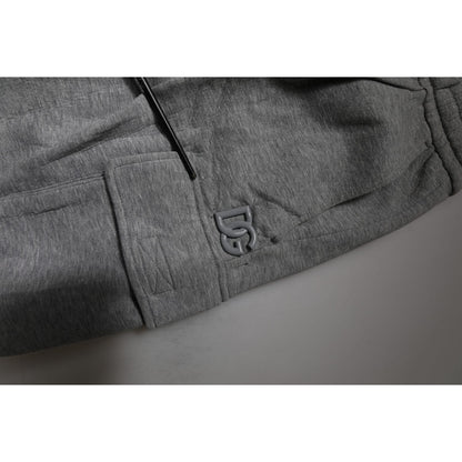 Dolce & Gabbana Gray Cotton Cargo Bermuda Sweatshorts Shorts