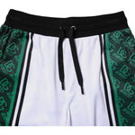 Dolce & Gabbana White Green Men Jersey Sweatshorts Shorts PAN76183-48