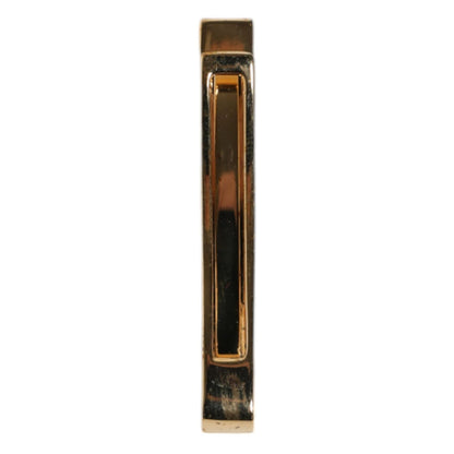 Dolce & Gabbana Gold Tone Brass Crystal Branded Accessory Tie Clip Bar