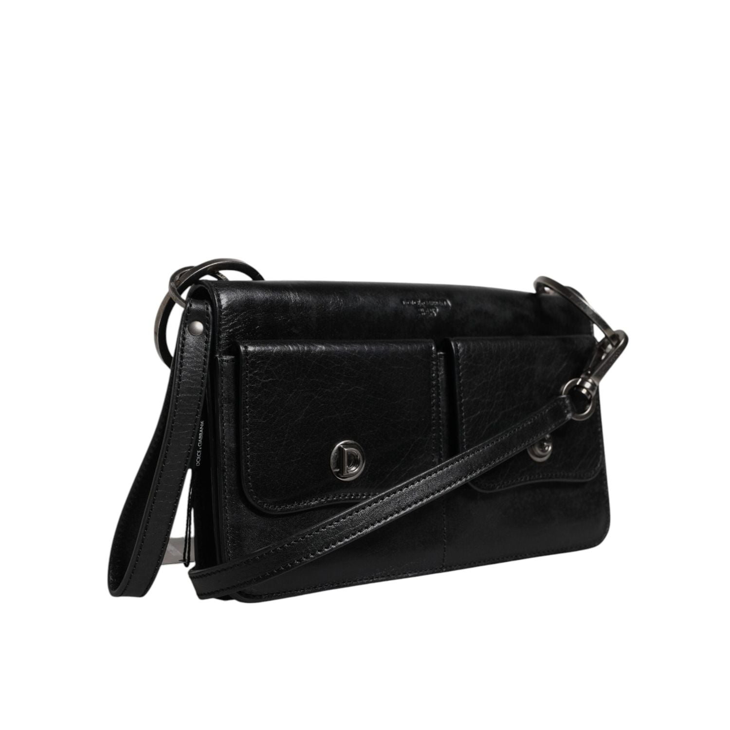 Front view with bag zipped and handles upright.