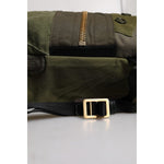 Dolce & Gabbana Military Green Patchwork Rucksack Backpack Bag BAG4340