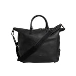 Dolce & Gabbana Black Calfskin Leather Men Shoulder Duffle Bag BAG4347