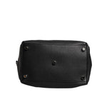 Dolce & Gabbana Black Calfskin Leather Men Shoulder Duffle Bag BAG4347