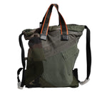 Dolce & Gabbana Military Green Patchwork Rucksack Backpack Bag BAG4400