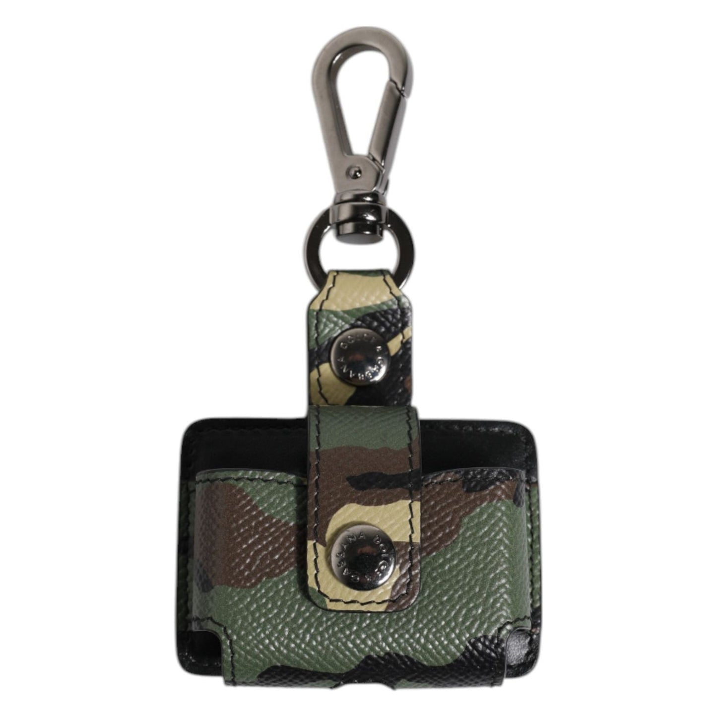 Dolce & Gabbana Multicolor Camouflage Leather Airpods Case