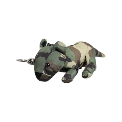 Dolce & Gabbana Multicolor Camouflage Animal Silhouette Keychain Keyring