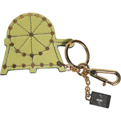 Dolce & Gabbana Multicolor Gold Tone Carretto Keychain Keyring