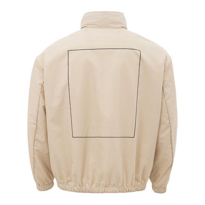 Armani Exchange Beige Polyamide Bomber