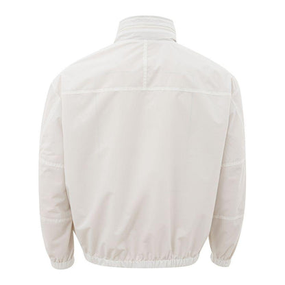 Armani Exchange Beige Polyamide Bomber