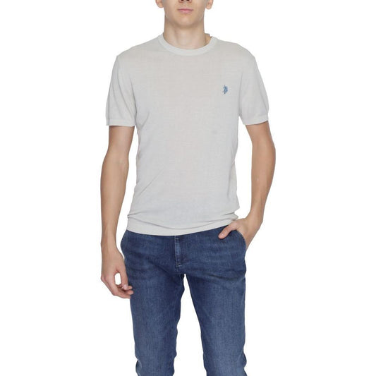 U.S. POLO ASSN. Gray Cotton Sweater US-13435200137-IT46 | M
