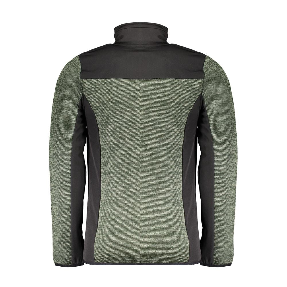 Front view with bag zipped and handles upright.