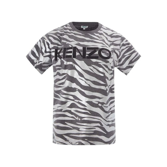 Kenzo Multicolor Cotton Tops & T-Shirt Kenzo Dim Gray