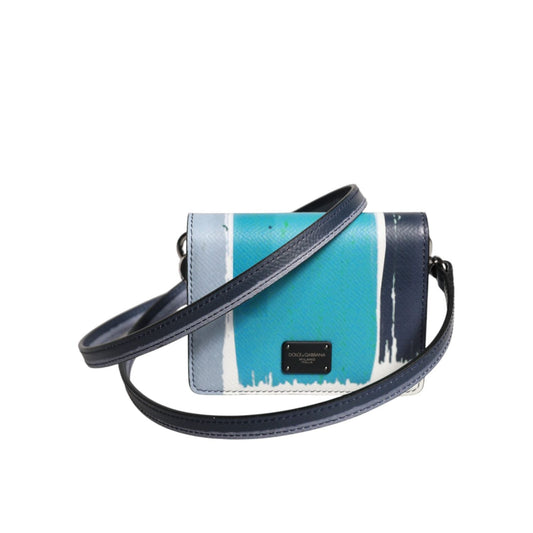 Dolce & Gabbana Multicolor Leather DG Logo Bifold Card Holder Wallet