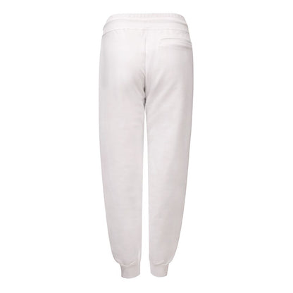 GCDS White Cotton Joggers Workout Pant