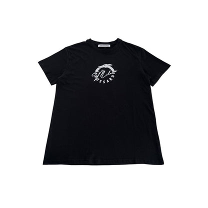 Trussardi Beachwear Black Cotton Men T-Shirt