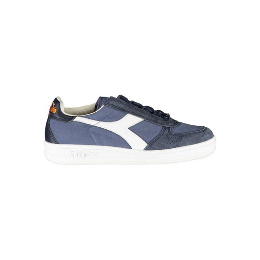 Diadora Blue Leather Women Sneaker Diadora Dim Gray