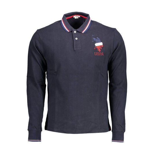 U.S. POLO ASSN. Blue Cotton Men Polo Shirt U.S. POLO ASSN. Dark Slate Gray