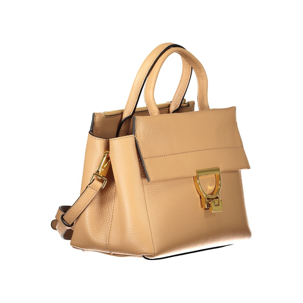 Front view with bag zipped and handles upright.