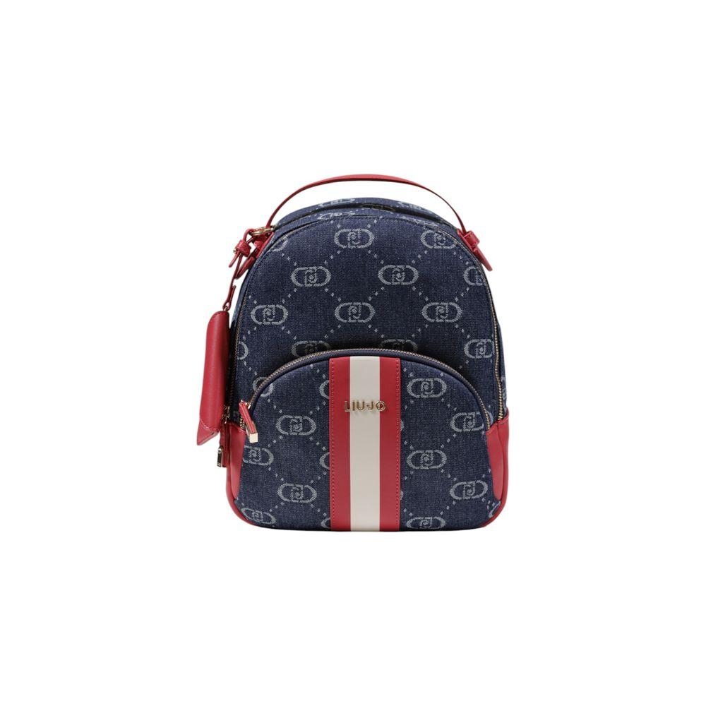 Front view with bag zipped and handles upright.