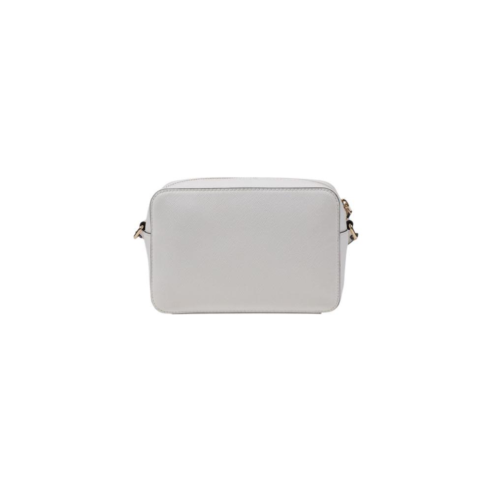 Front view with bag zipped and handles upright.