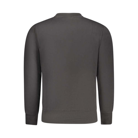 Calvin Klein Black Cotton Men Sweater Calvin Klein Dark Slate Gray