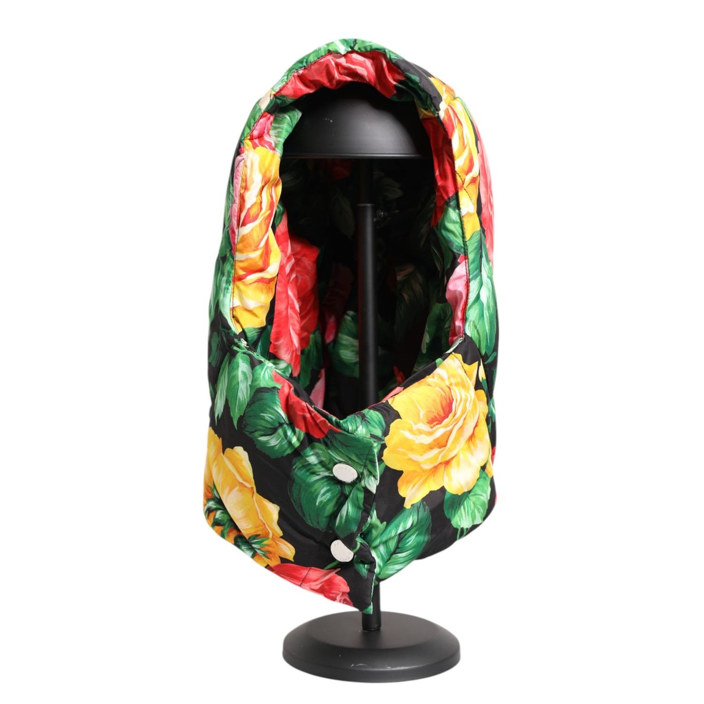 Dolce & Gabbana Multicolor Floral Print Whole Head Wrap Hat
