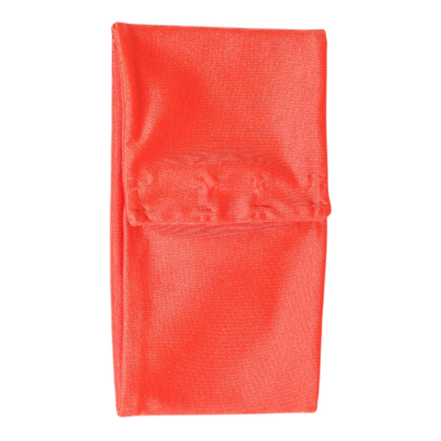 Dolce & Gabbana Orange Nylon Stretch Women Neck Warmer Scarf