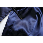 Dolce & Gabbana Blue Nylon DG Crown Full Zip Bomber Jacket JKT4136-48