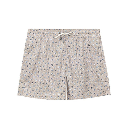 Canali Beige Polyester Swim Short CA-9186672-S