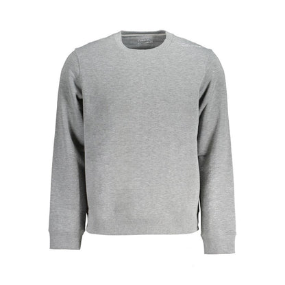 Calvin Klein Gray Polyester Men Sweater