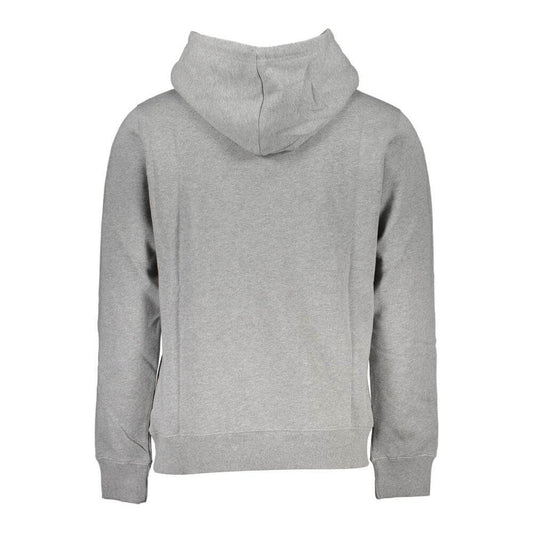 Calvin Klein Gray Cotton Men Sweater Calvin Klein Dark Gray