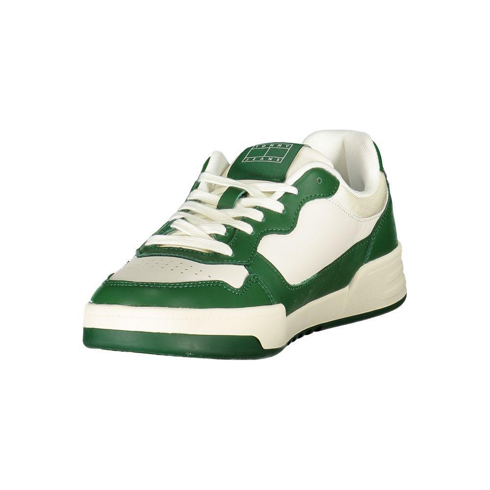 Tommy Hilfiger White Leather Men Sneaker TO-36740-EU40/US7