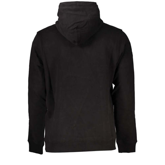 Tommy Hilfiger Elegant Long-Sleeved Hooded Sweatshirt Tommy Hilfiger Black