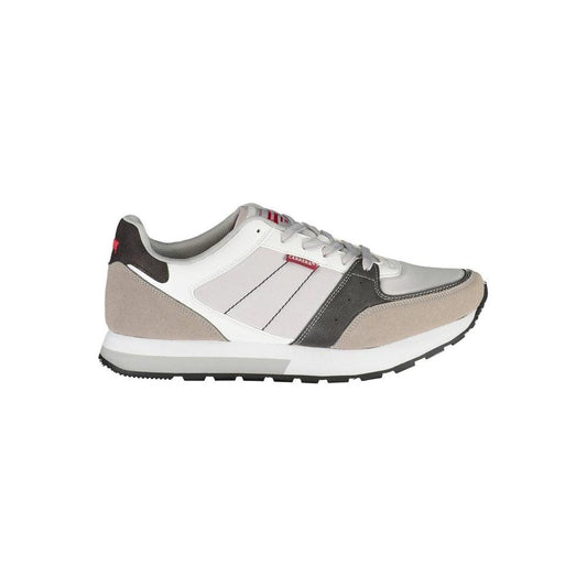 Carrera Gray Polyester Men Sneaker Carrera Light Gray